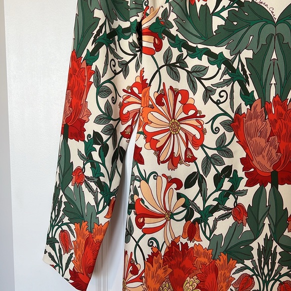 NWT Cara Cara Amaya Floral Sheath Scoop-Back Mini Dress S - Picture 6 of 11